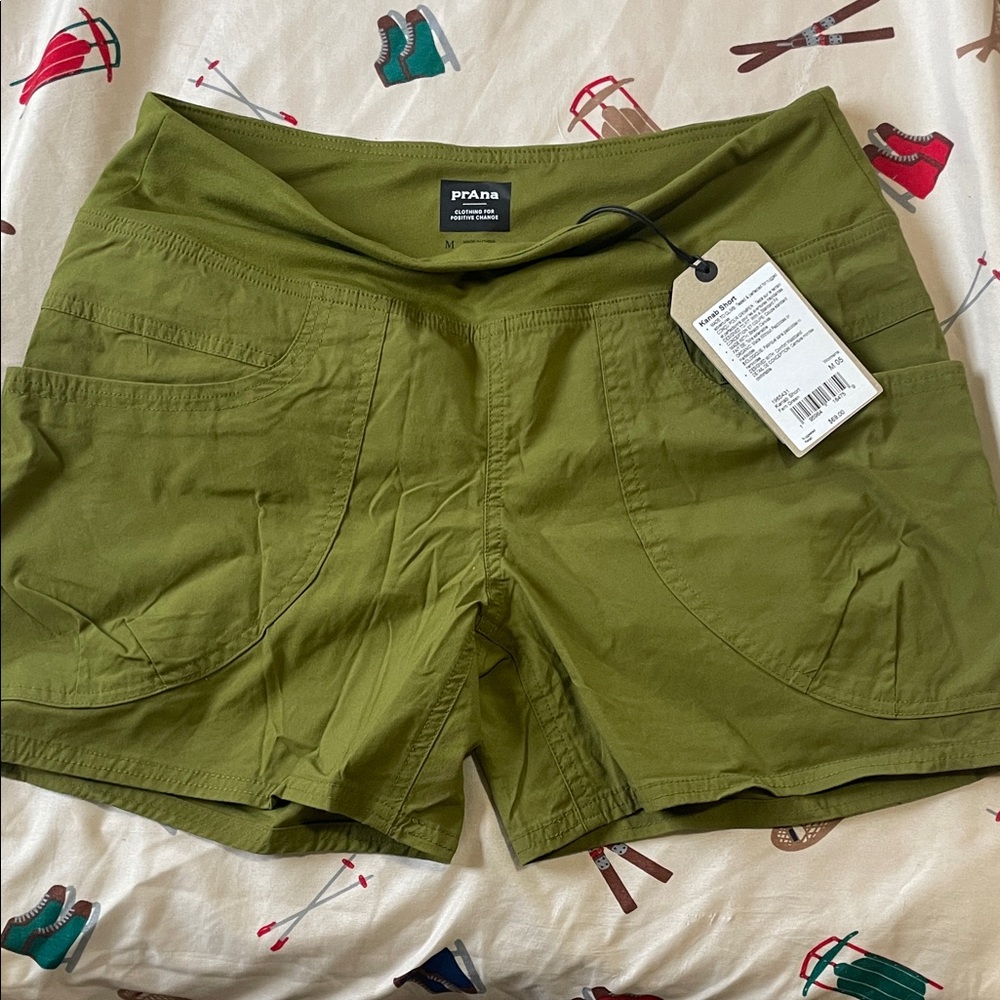Prana Women's Olive Kanab shorts
